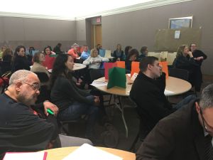 Over 50 people attended the Test-In on Saturday to discuss high-stakes-testing.